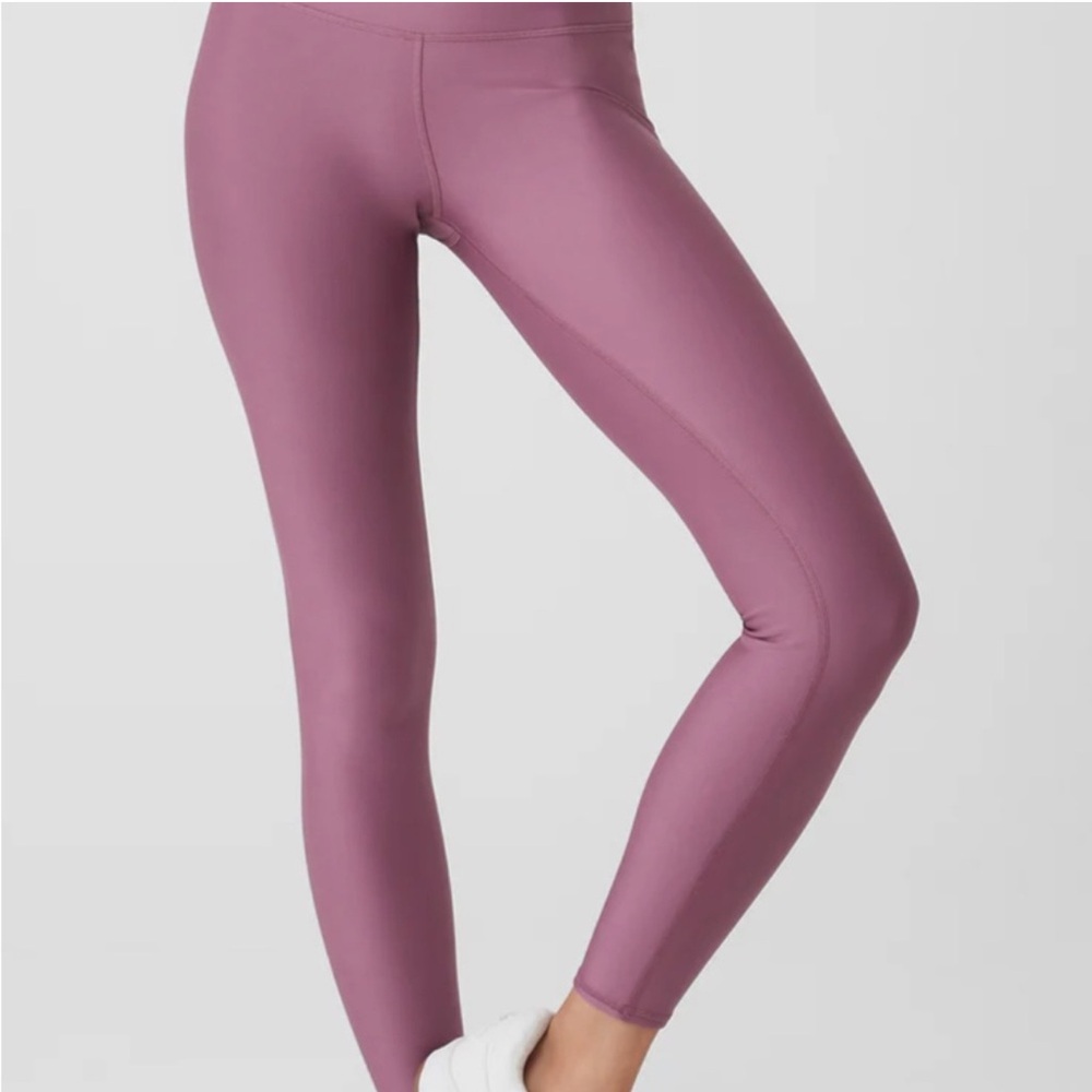 ALO Yoga Purple Leggings High-Waisted Ankle-Length